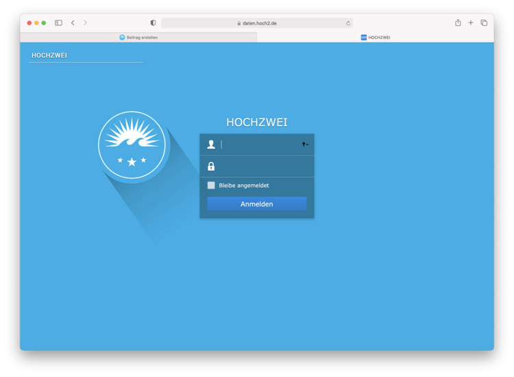 Datenportal: Freigeben und Anfordern von Dateien